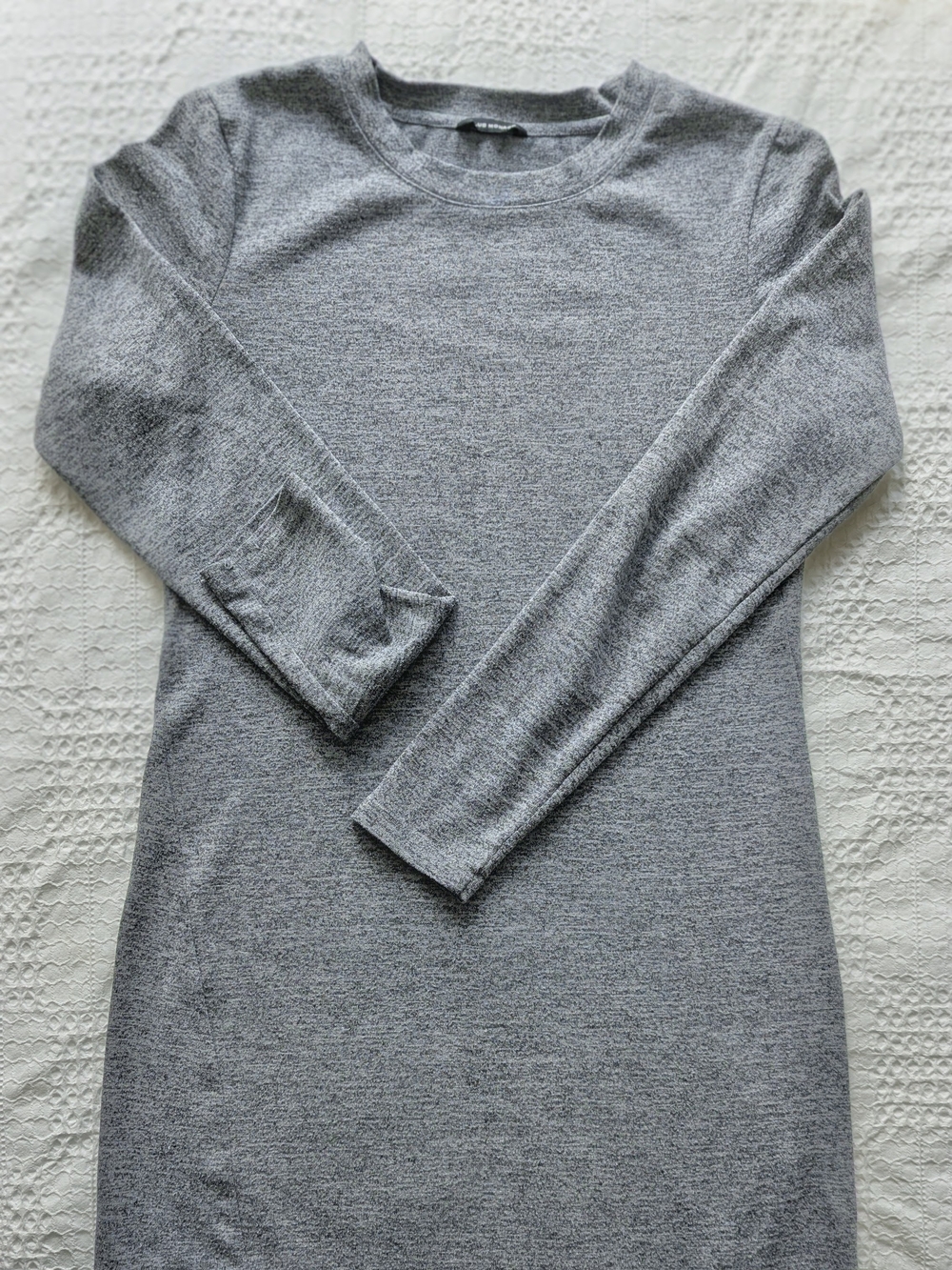 CLUB MONACO Classic Grey Long Sleeve Knit Dress Size XS